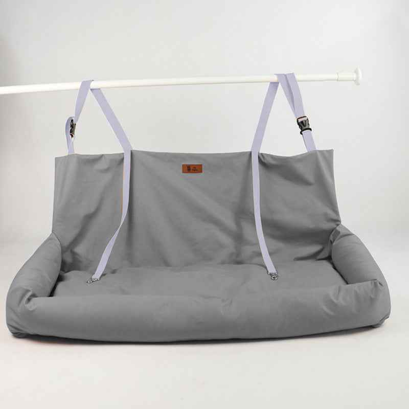 High-end Car Dog Bed Dual-seat Rear Pet Kennel Mat Waterproof Car Safety Seat