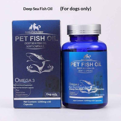 Pet Hair-Prevention Cod Liver Oil Dog Capsules