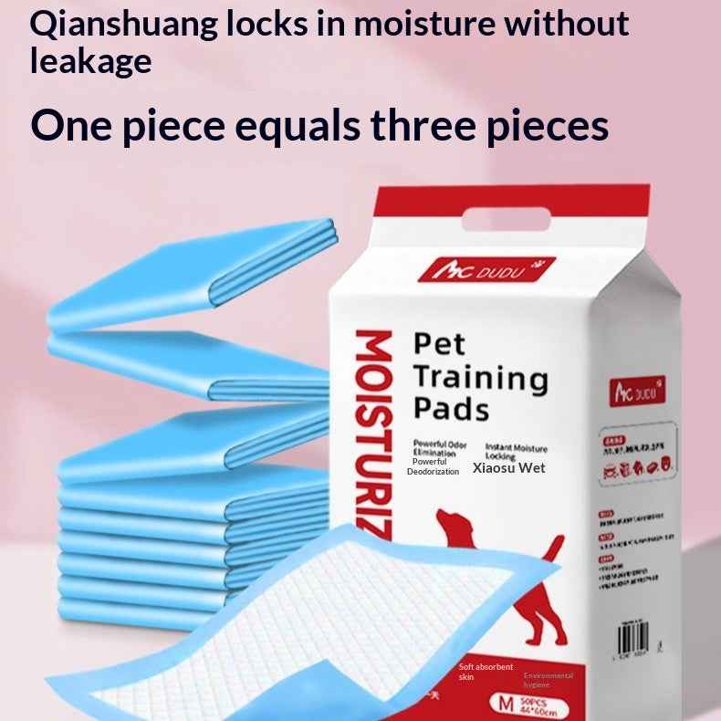 Thickened Deodorizing Dog Potty Pads For Designated Bathroom Use