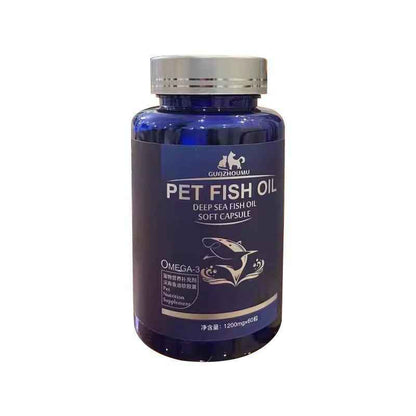 Pet Hair-Prevention Cod Liver Oil Dog Capsules