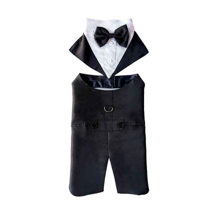 Dog Tuxedo Pet Wedding Groomsmen Outfit