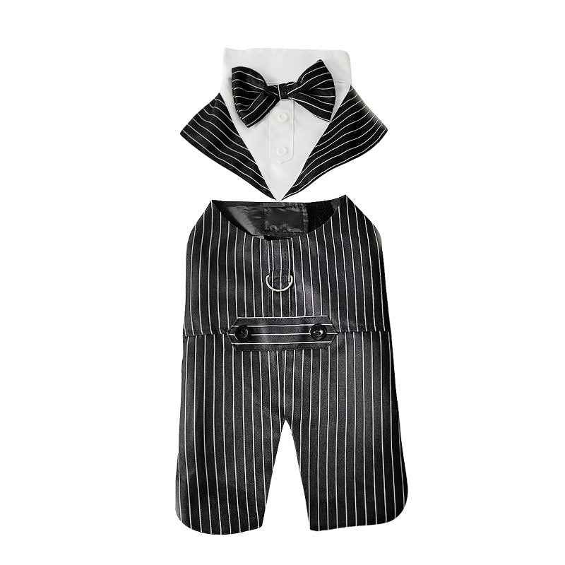 Dog Tuxedo Pet Wedding Groomsmen Outfit